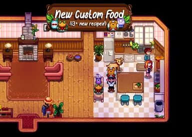 New Custom Food and Recipes! (Some recipes not obtainable until Mia and Henry's full releases)