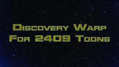 Discovery era warp sounds for 2409 characters