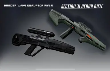 Krieger Split Beam Disruptor Rifle - Section 31 Variant at Star Trek ...