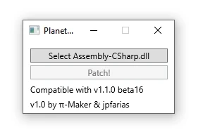 Planetbase Mod Patcher