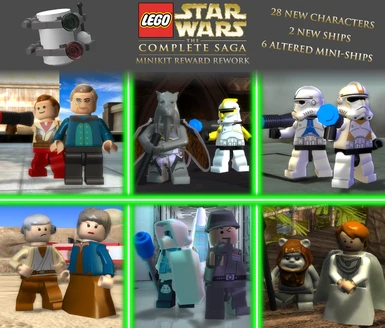 Lego Star Wars The Complete Saga Minikit Reward Rework