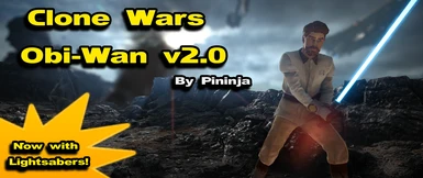 PiNinja's Clone Wars Obi-Wan v2.0 - Now with Lightsabers
