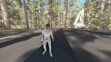 Luke Skywalker White Clothes