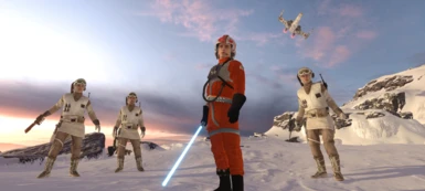 Star Wars - Empire Strikes Back - X-Wing Pilot Luke Skywalker