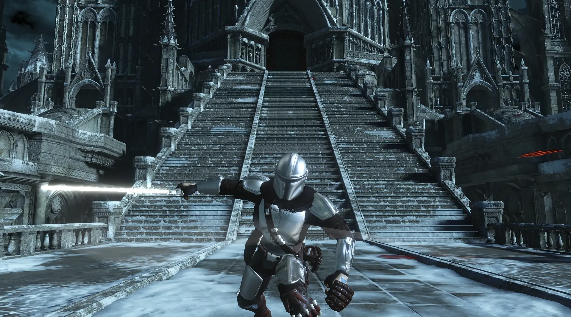 Mandalorian Mod with Darksaber (Star Wars Cosplay) at Dark Souls 3 ...