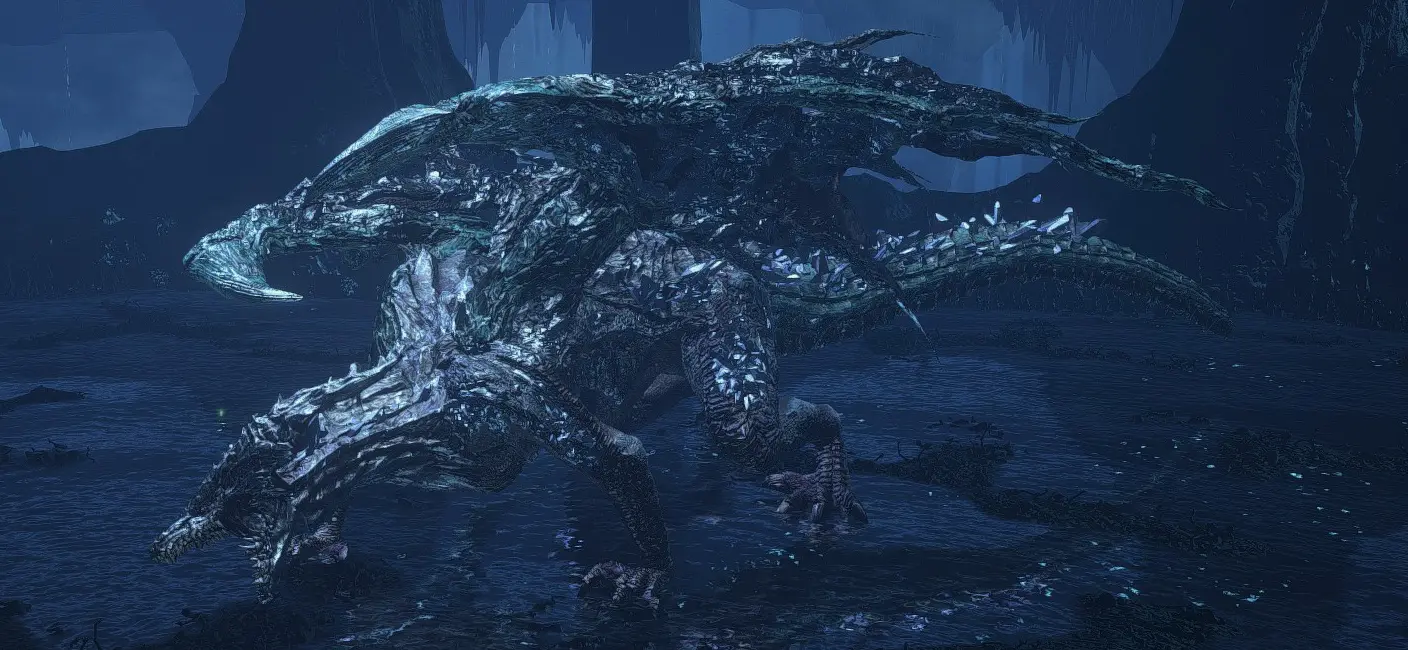 Blue (cyan) Crystal Midir At Dark Souls 3 Nexus - Mods And Community