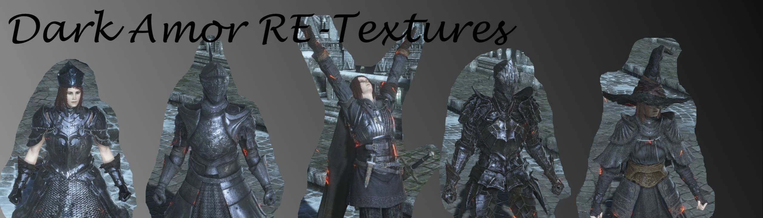 Dark Armor Re-textures for UXM and Mod Engine at Dark Souls 3
