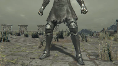 Silver Black Knight Leggings