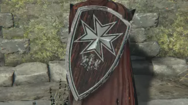 Wooden Templar Shield