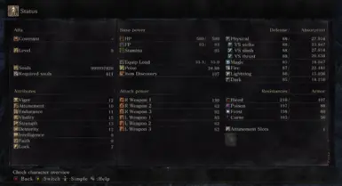 Dark Souls 3 PS4 LVL 12 save