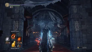 Blue Desert Pyromancer Hood