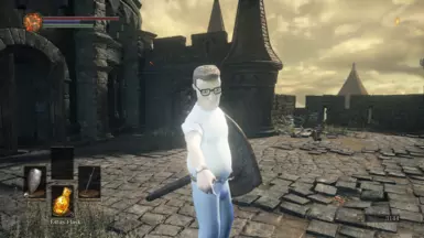 Hank Hill in Darksouls 3