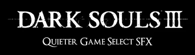 Quieter Game Select SFX