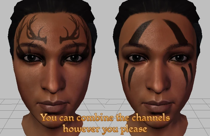 Chasind Face Paint at Dragon Age: Origins - mods and community