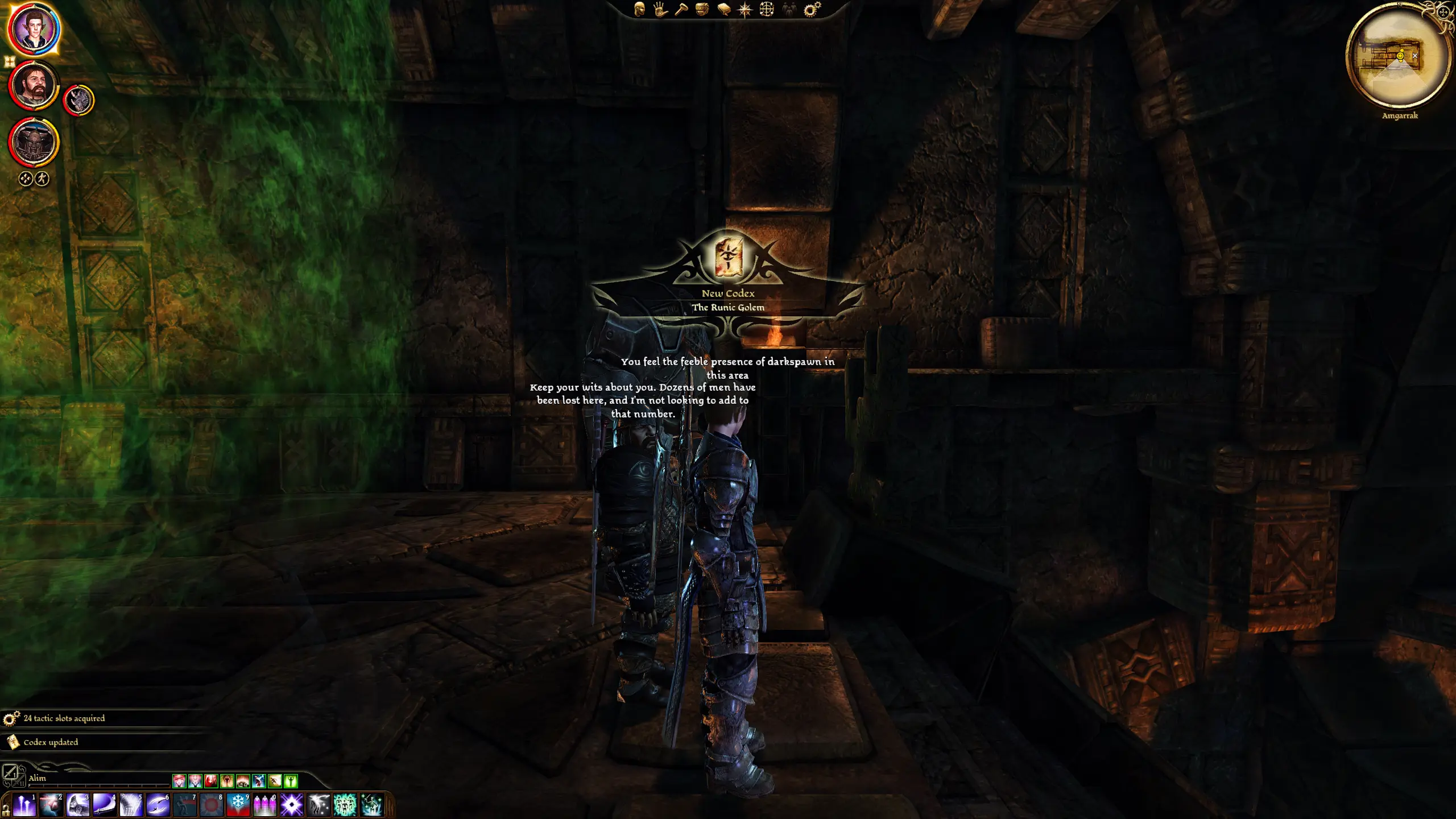 Screenshot of Dragon Age: Origins - The Golems of Amgarrak