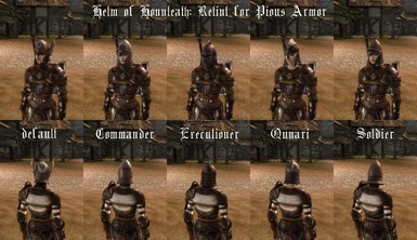 Helm of Honnleath Pious Armor Retint
