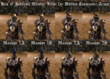 Helm of Honnleath Massive Warden Commander Armor Retint