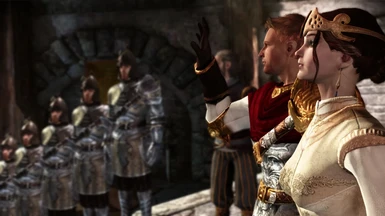 Alistair with his queen