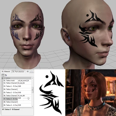 Aion-Themed Tattoos at Dragon Age: Origins - mods and community