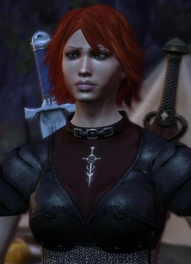 As Leliana -with a minor change I hope you do not mind- looks like a red haired version of Jolie in Gia