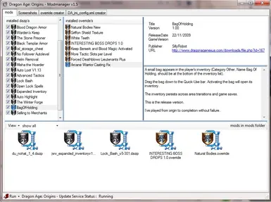 nexus mod manager dragon age origins