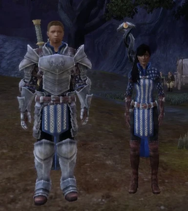 Alistair and Mage PC decked out