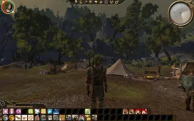 In game my character