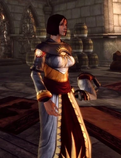 Female Tranquil in Mage origin wearing the robe