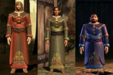 Male version of the brocade robes