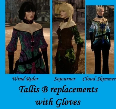 Tallis B replacements
