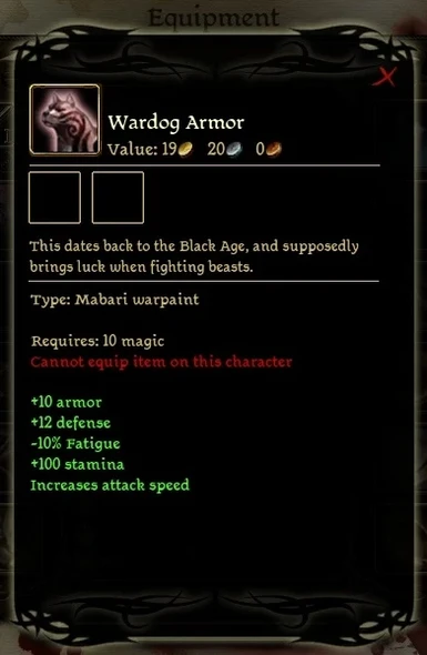 Wardog Armor