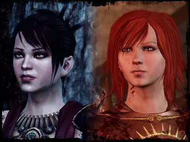 Tchos' Gaming and Modding: Morrigan and Leliana face and armour mods