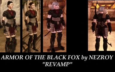 ARMOR OF THE BLACK FOX     REVAMP