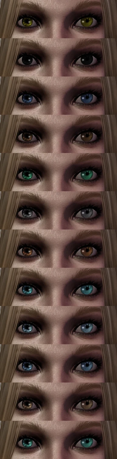 SJC's Vanilla Eye Texture Replacement and Eyes