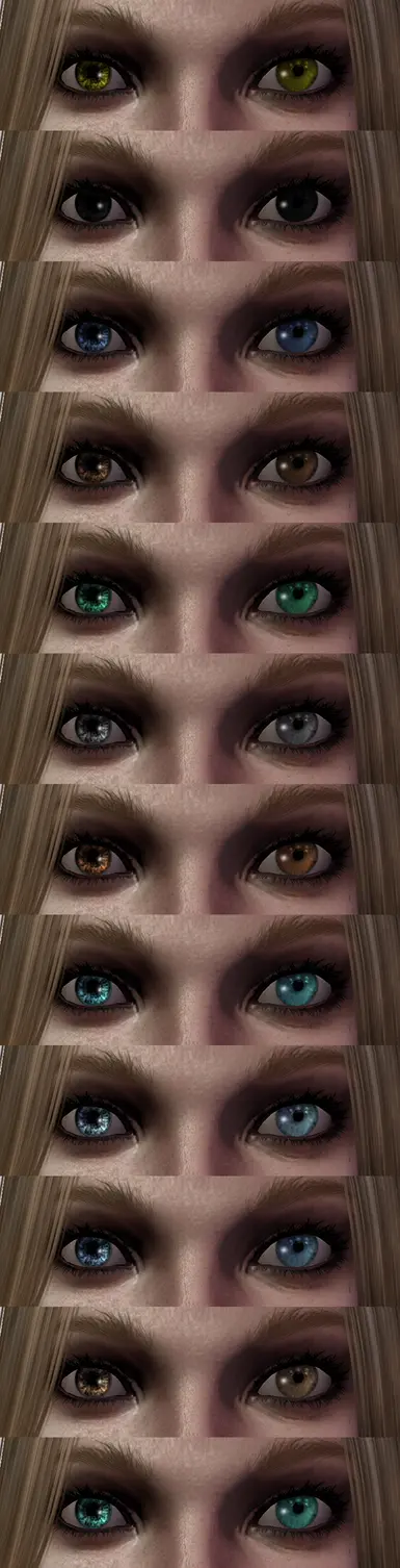 SJC's Vanilla Eye Texture Replacement and Eyes