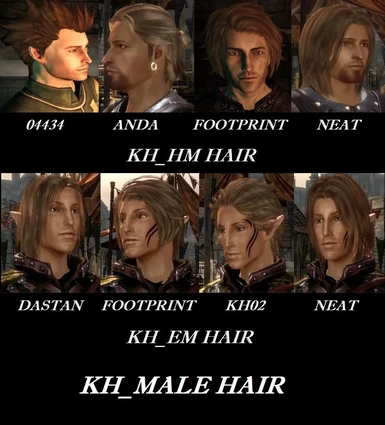 KH MALE HAIR