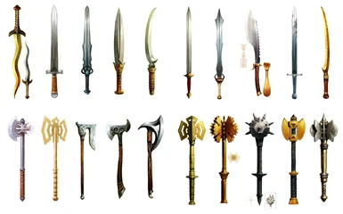 dragon age origins swords