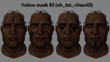 Tattoo mask #2 (all versions)