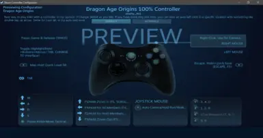 Dragon Age: Origins Controller Support