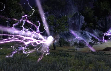 Purple Lightning Sample (Chain Lightning and Tempest)