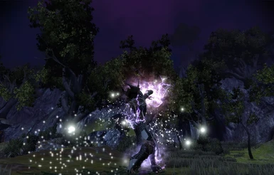Purple Lightning + Iridescent Healing (Heallight)  Replacer Sample (Conjuring Tempest)