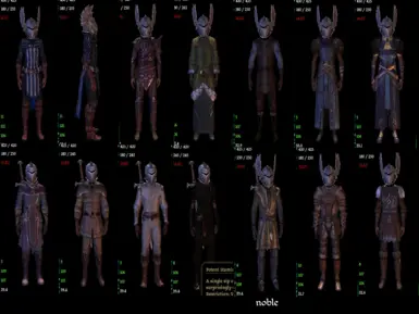 non inclusive list of meshes