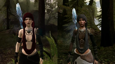New Hood Textures and Feral Witch - Morrigan remade Retexture
