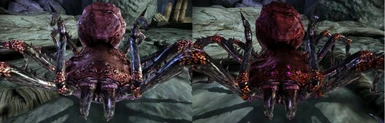 Corrupted Spider Before/Vanilla and v1.3 After