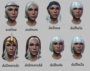 da2 characters hair, added in 2.2