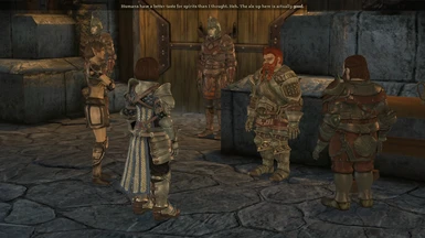 Epilogue Oghren wears Dwarven Massive Armor
