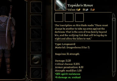 Topsider's Honor