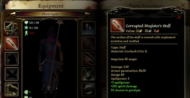 Corrupted Magister's Staff