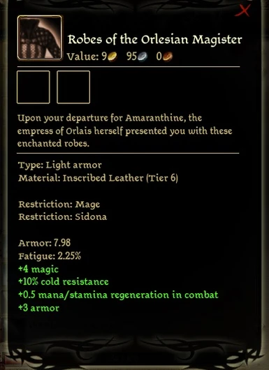 Warden Robes - Inscribed Leather