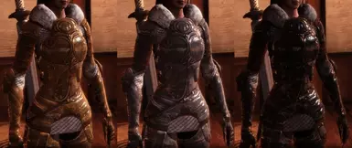 The Divine Armor Set, Recolour in Gold, Silver and Black